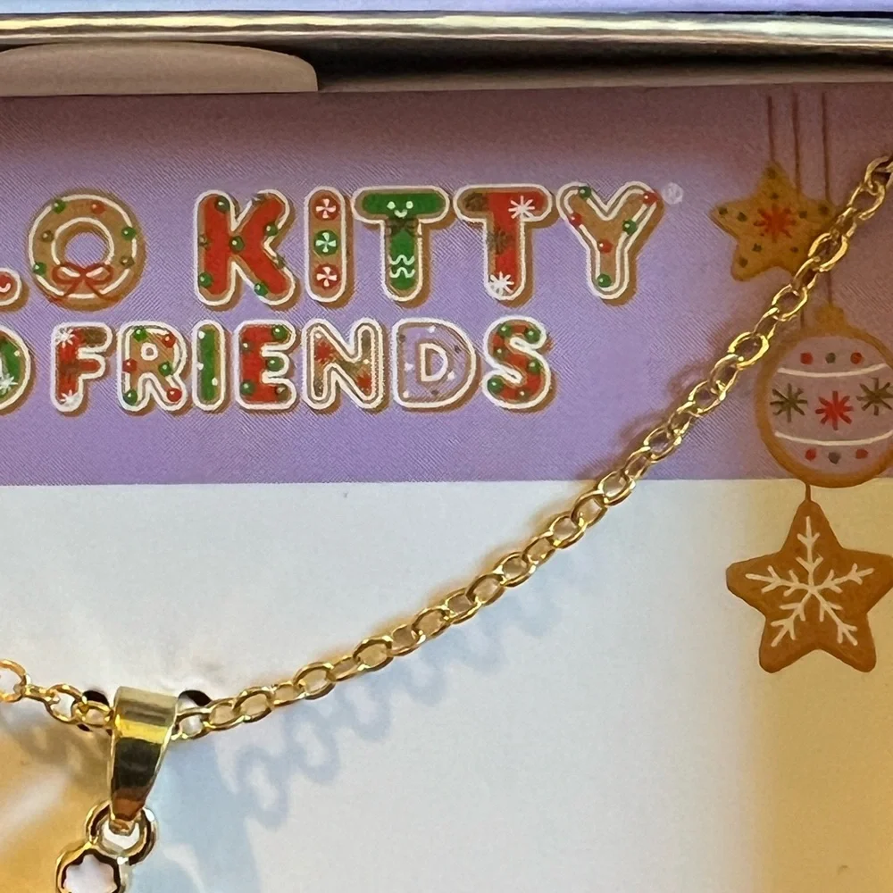 Hello Kitty Festive Gold Necklace
